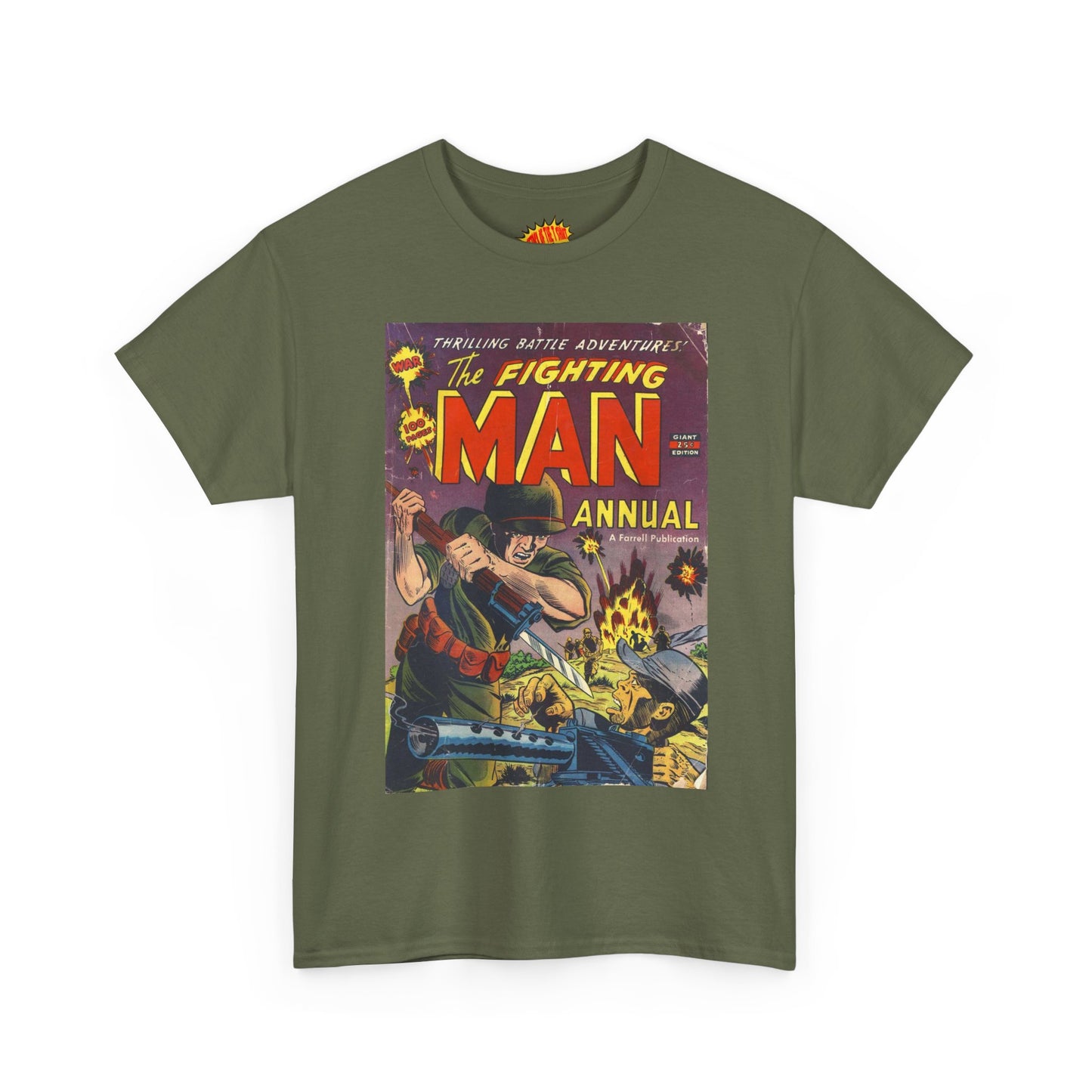 The Fighting Man Annual Comic Tee Shirt *Multiple Colors*