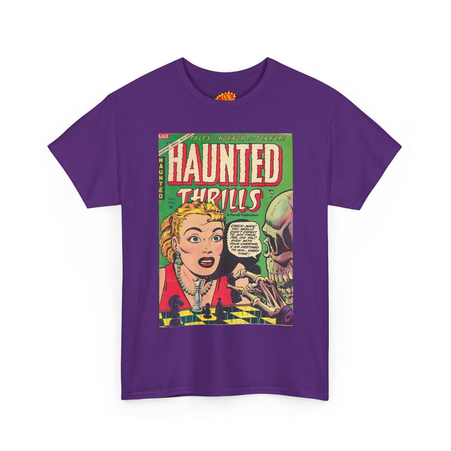 Haunted Thrills July - August Comic Tee Shirt *Multiple Colors*