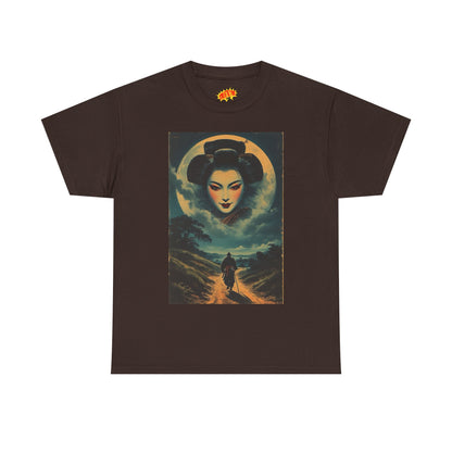 Walking Samurai w/Geisha Moon T-Shirt