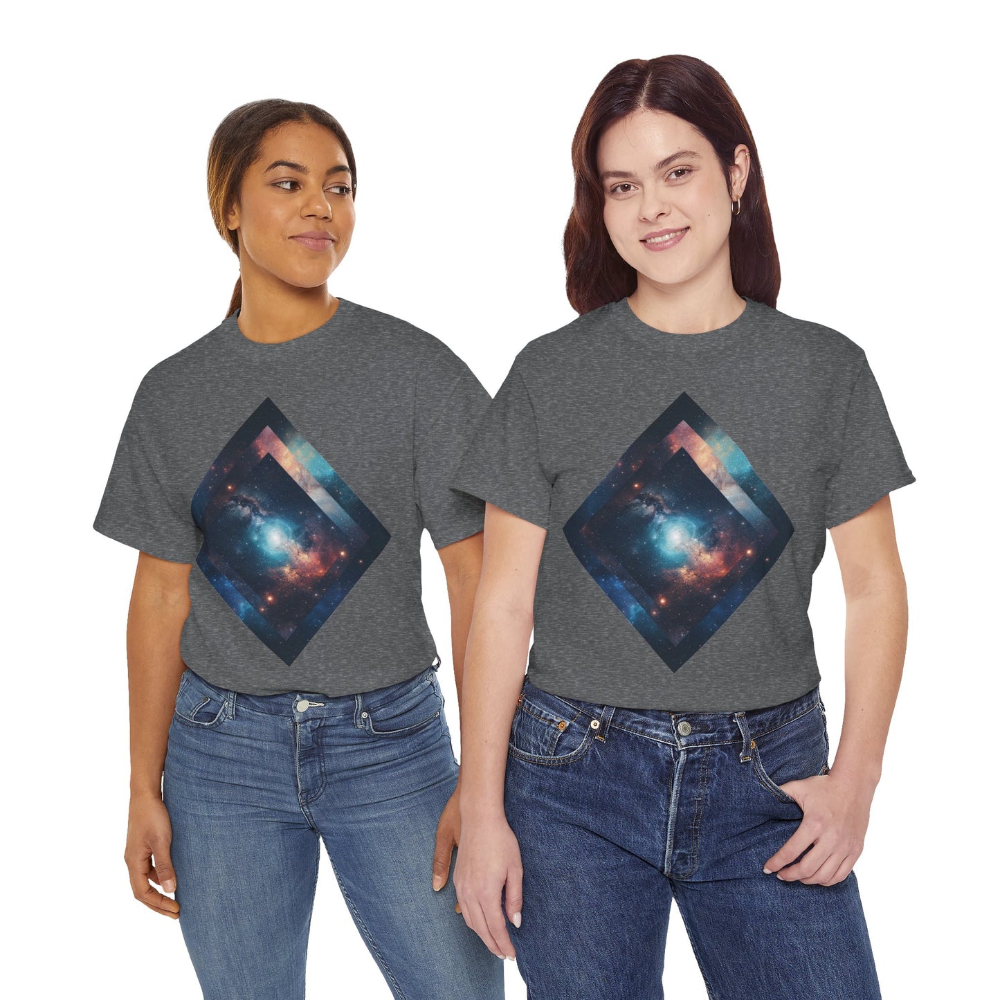 Diamond Galaxy Art Graphic Tee Shirt *Multiple Colors*