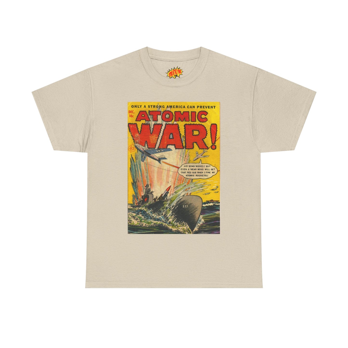 Atomic War Dec. Comic Tee Shirt *Multiple Colors*