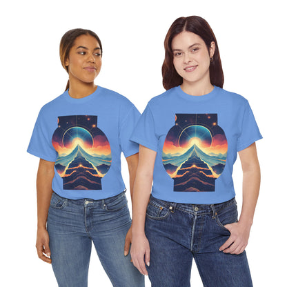 Cosmic Stairway Galaxy Graphic Art Tee Shirt
