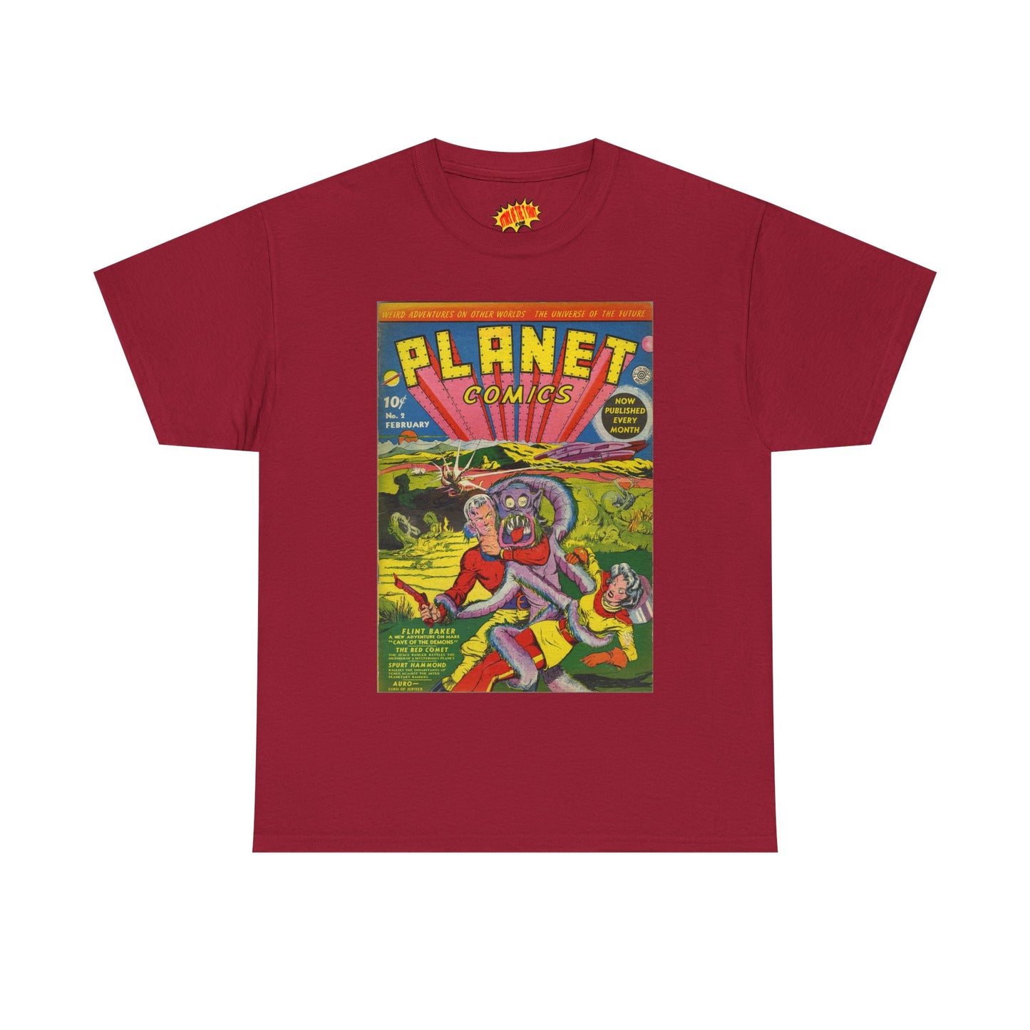 Planet Comics #2 - Heavy Cotton Tee *Dark Colors*