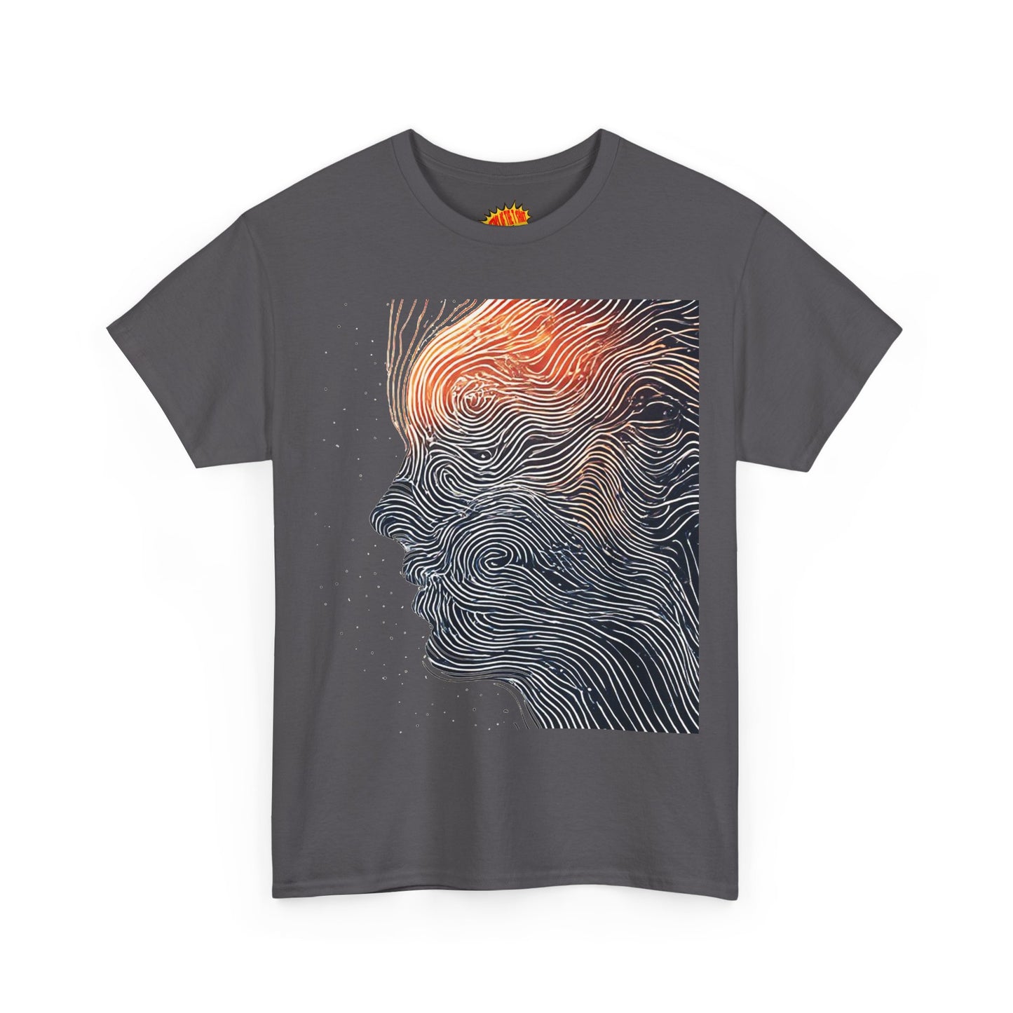 Line Drawing Face Graphic Art Tee Shirt *Multiple Colors*