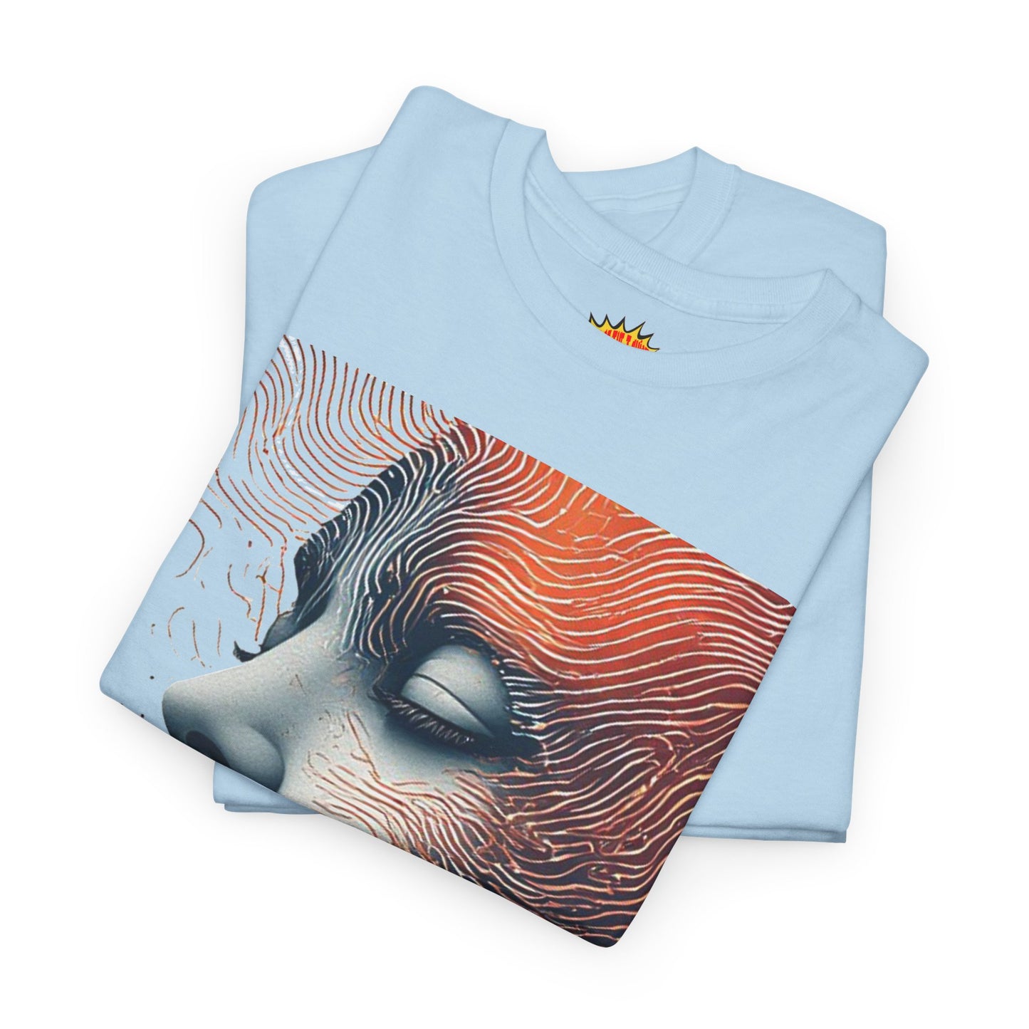 Graphic Art Face Tee Shirt *Multiple Colors*