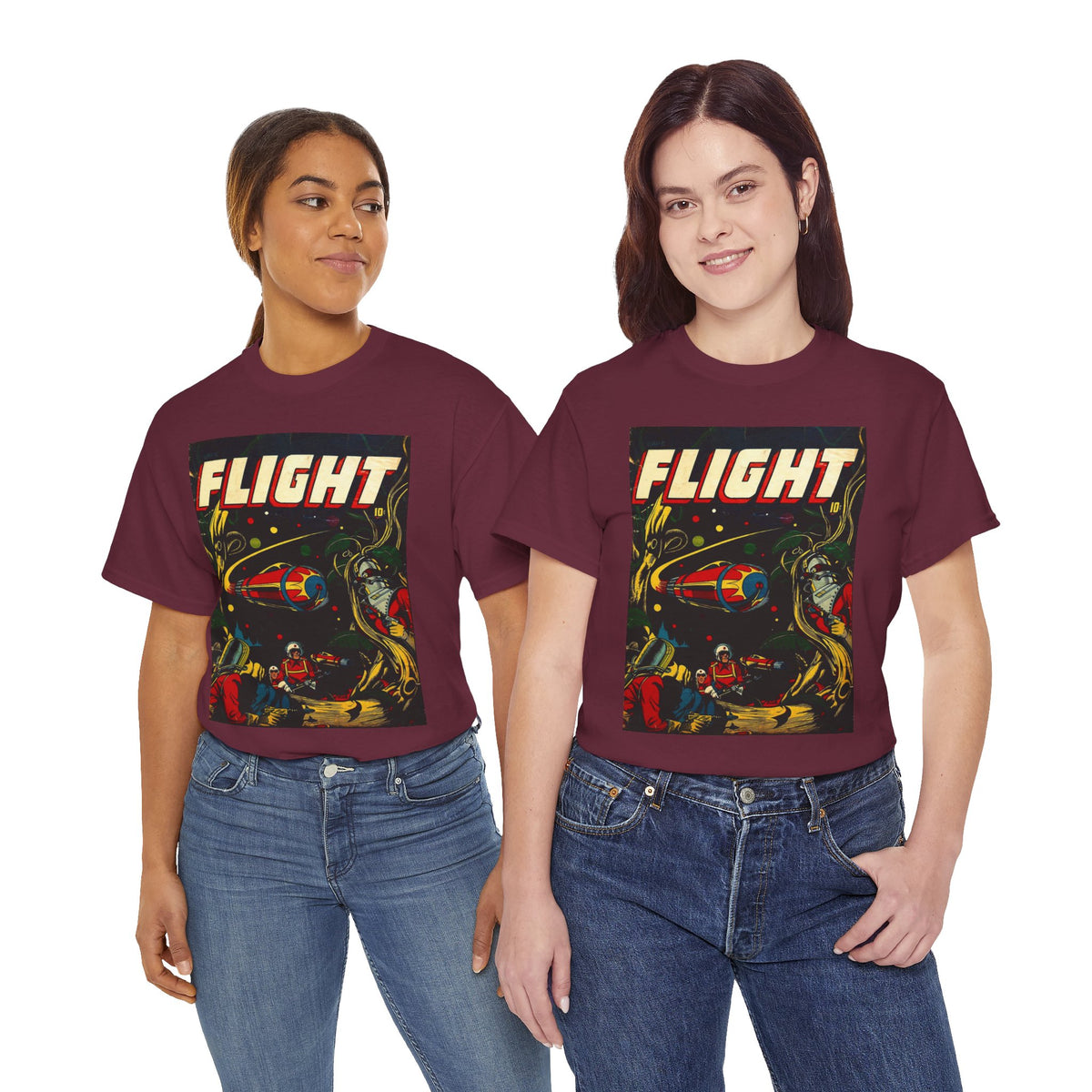 Captain Flight Comic Book Tee Shirt