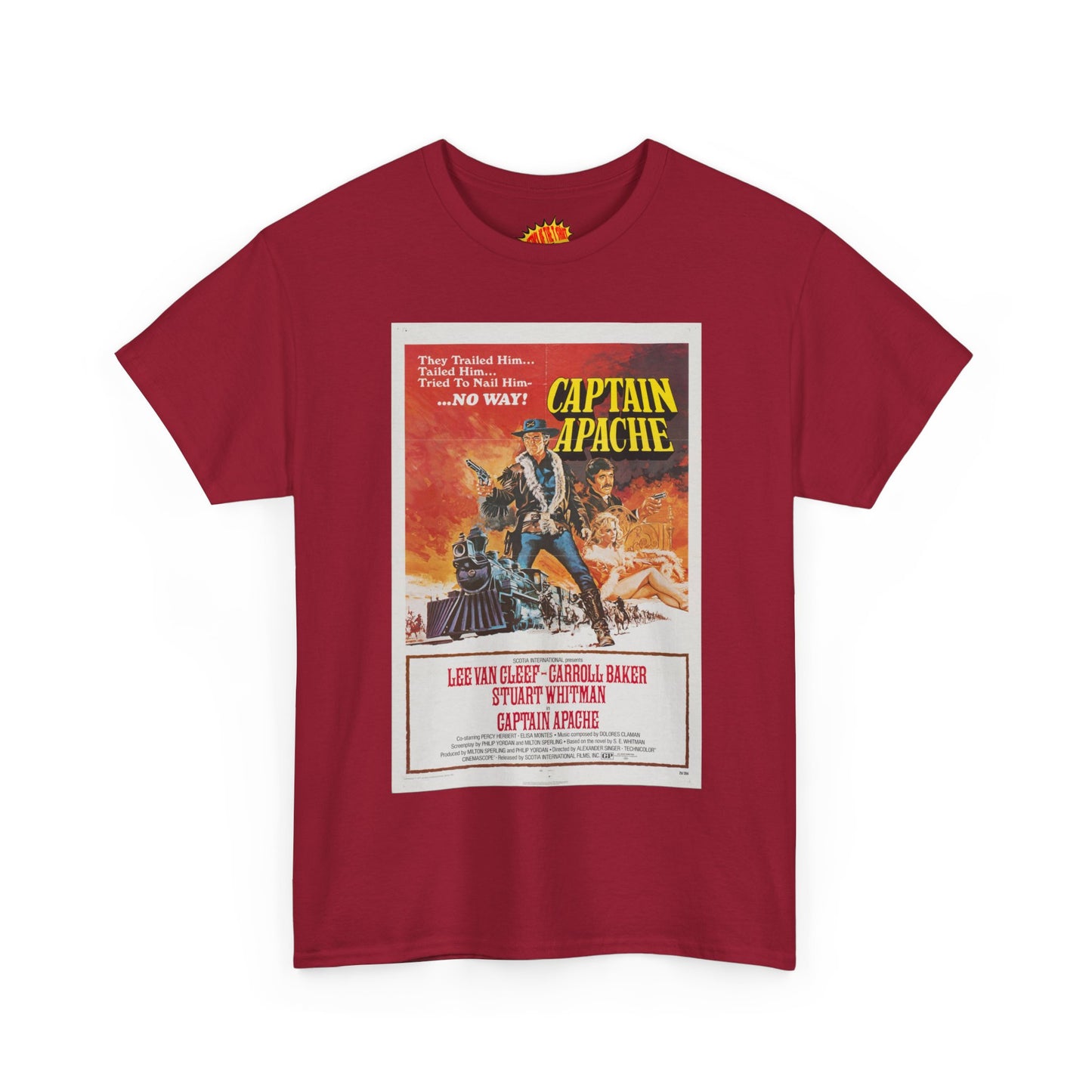 Captain Apache Movie Poster T-Shirt *Multiple Colors*