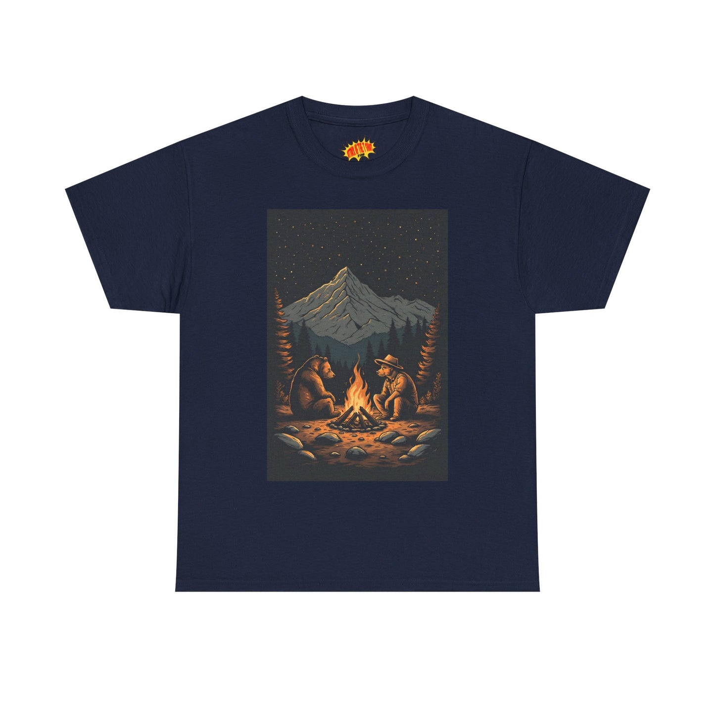 Mountain Bears Campfire Scene T-Shirt *Multiple Colors*