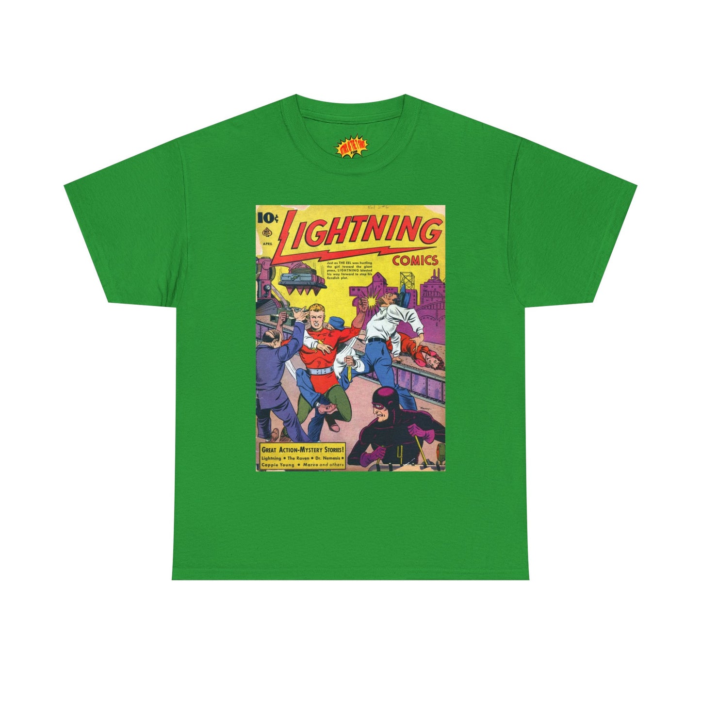Lightning Comics April Comic Tee Shirt *Multiple Colors*