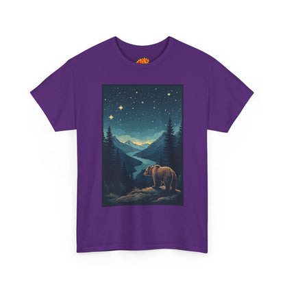Grizzly Bear Night Scene T-Shirt