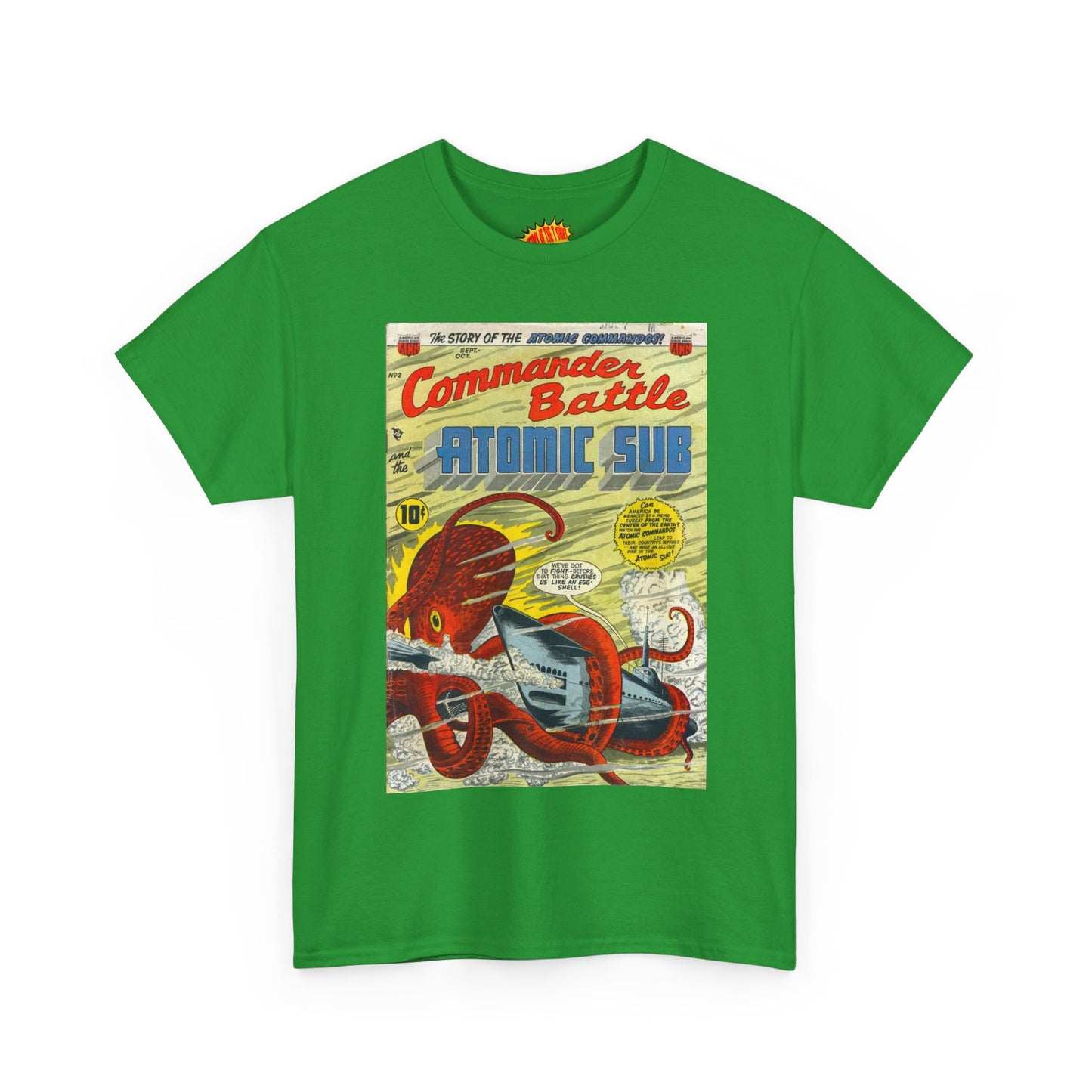 Commander Battle Atomic Sub No. 2 Comic Tee Shirt *Multiple Colors*