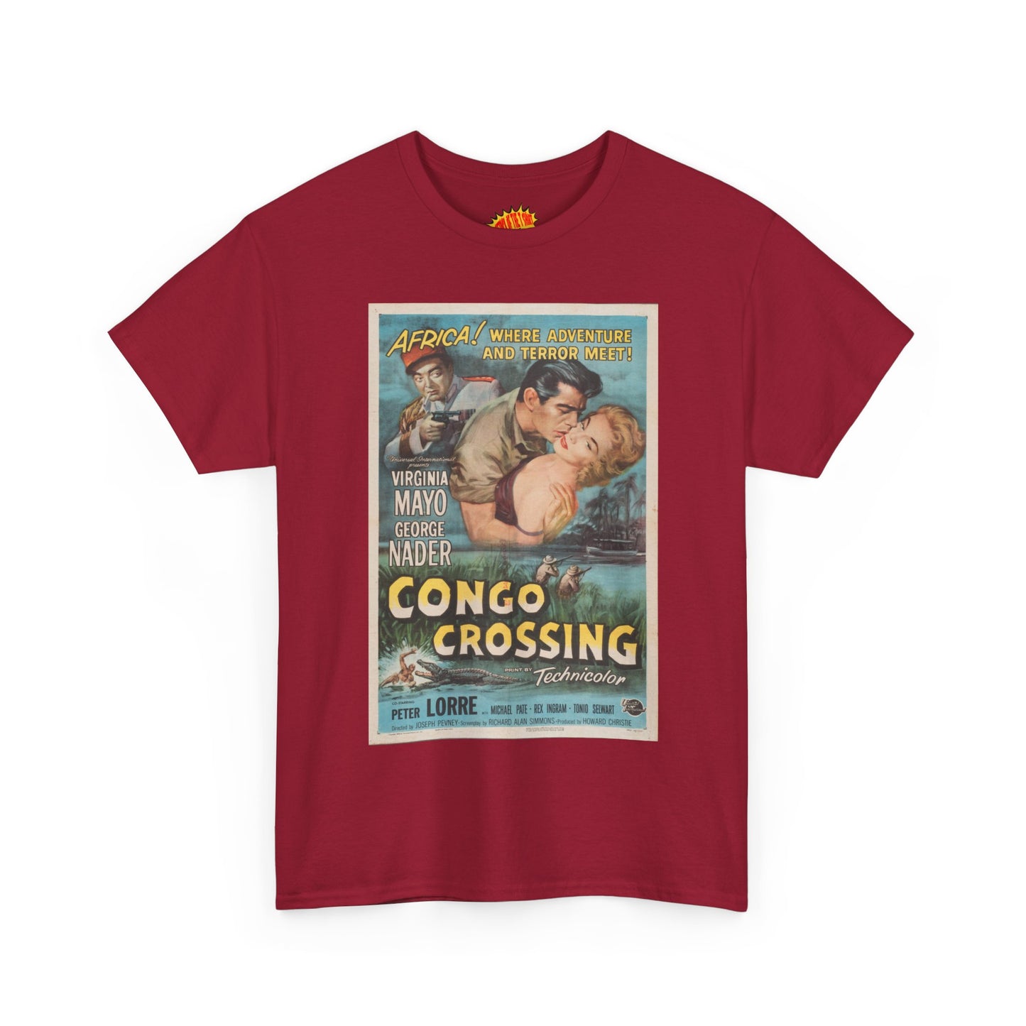 Congo Crossing Movie Poster T-Shirt *Multiple Colors*