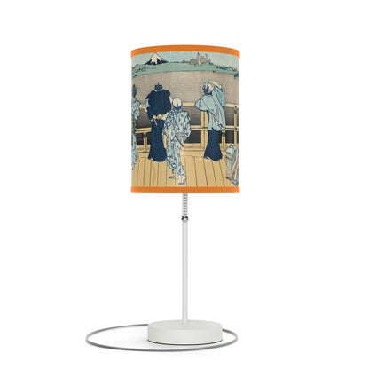 The Sazai Hall by Hokusai Japanese Lamp
