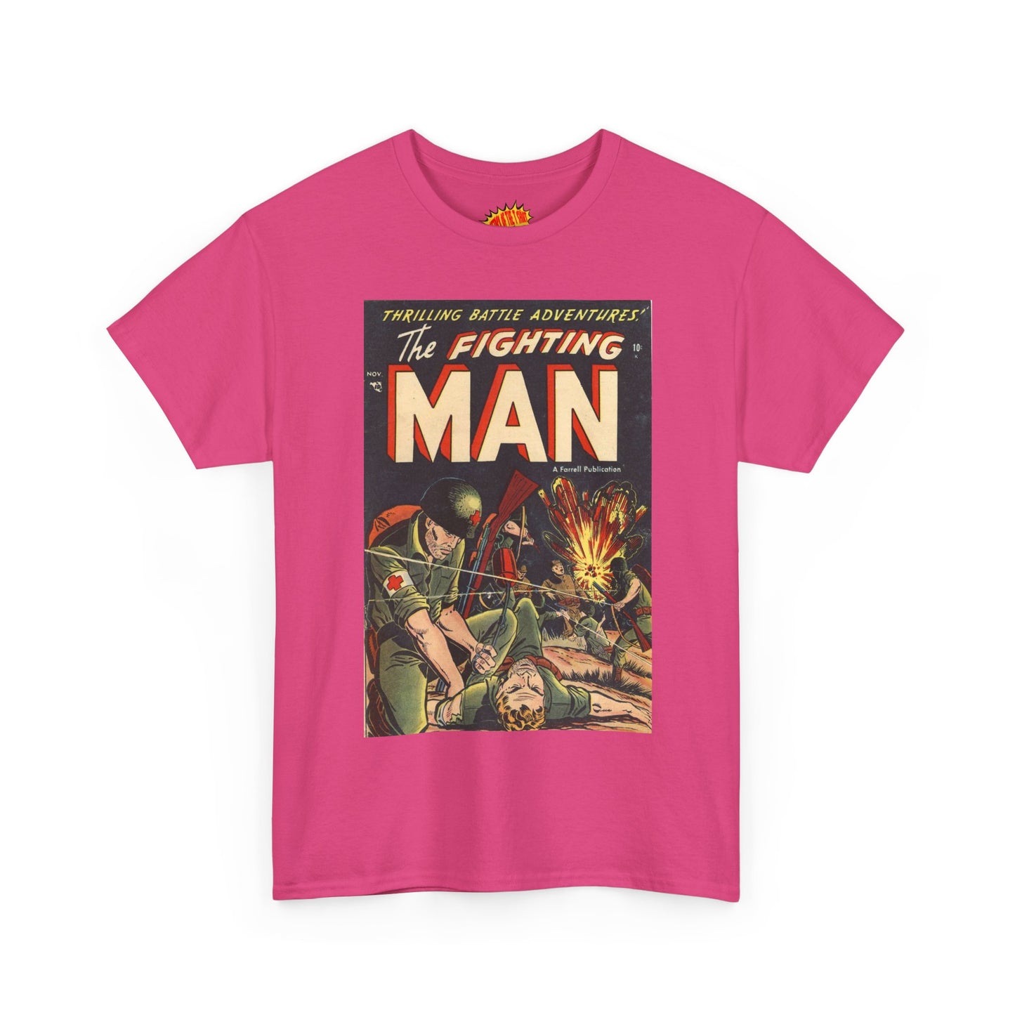 The Fighting Man November Comic Tee Shirt *Multiple Colors*