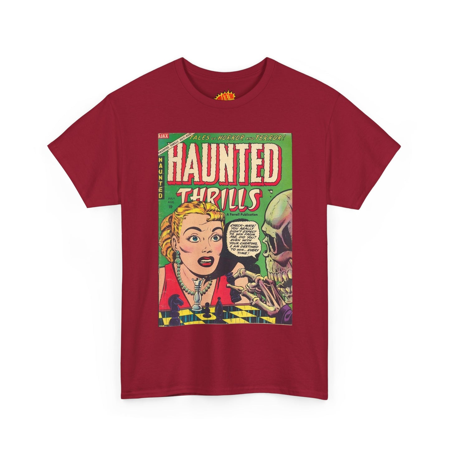 Haunted Thrills July - August Comic Tee Shirt *Multiple Colors*