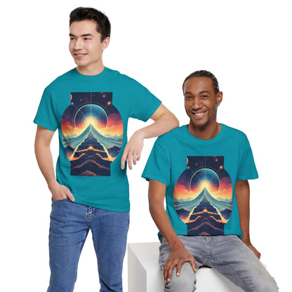 Cosmic Stairway Galaxy Graphic Art Tee Shirt