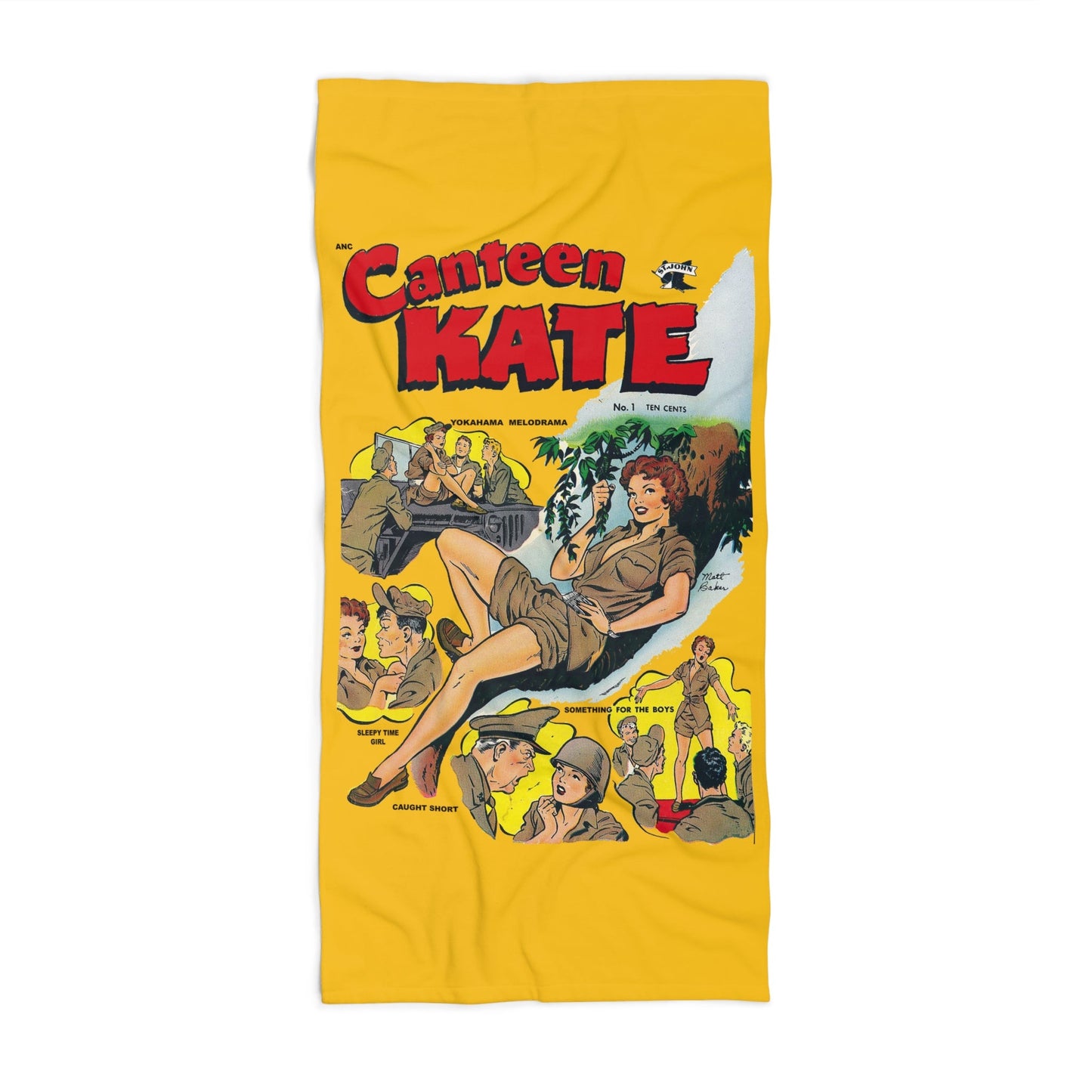 Canteen Kate Beach Towel Yellow