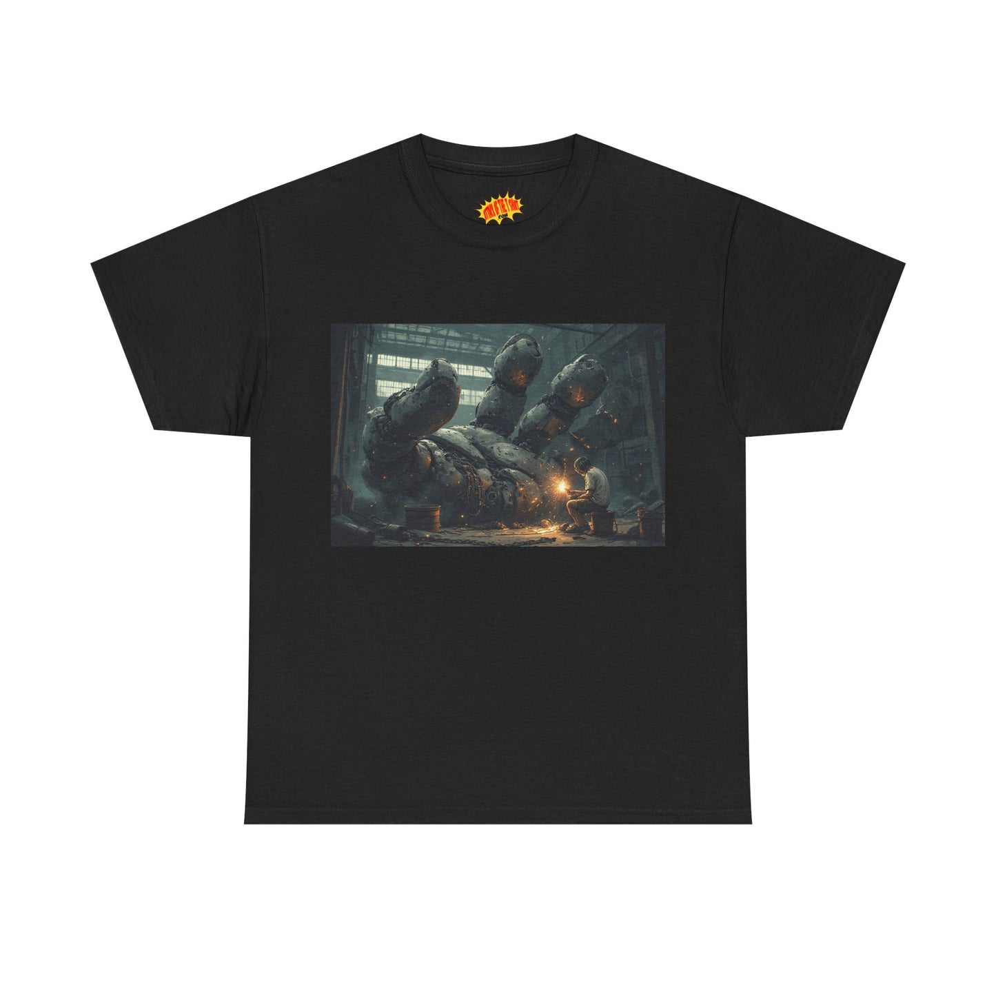 Anime Robot Hand w/Welder Scene T-Shirt *Multiple Colors*