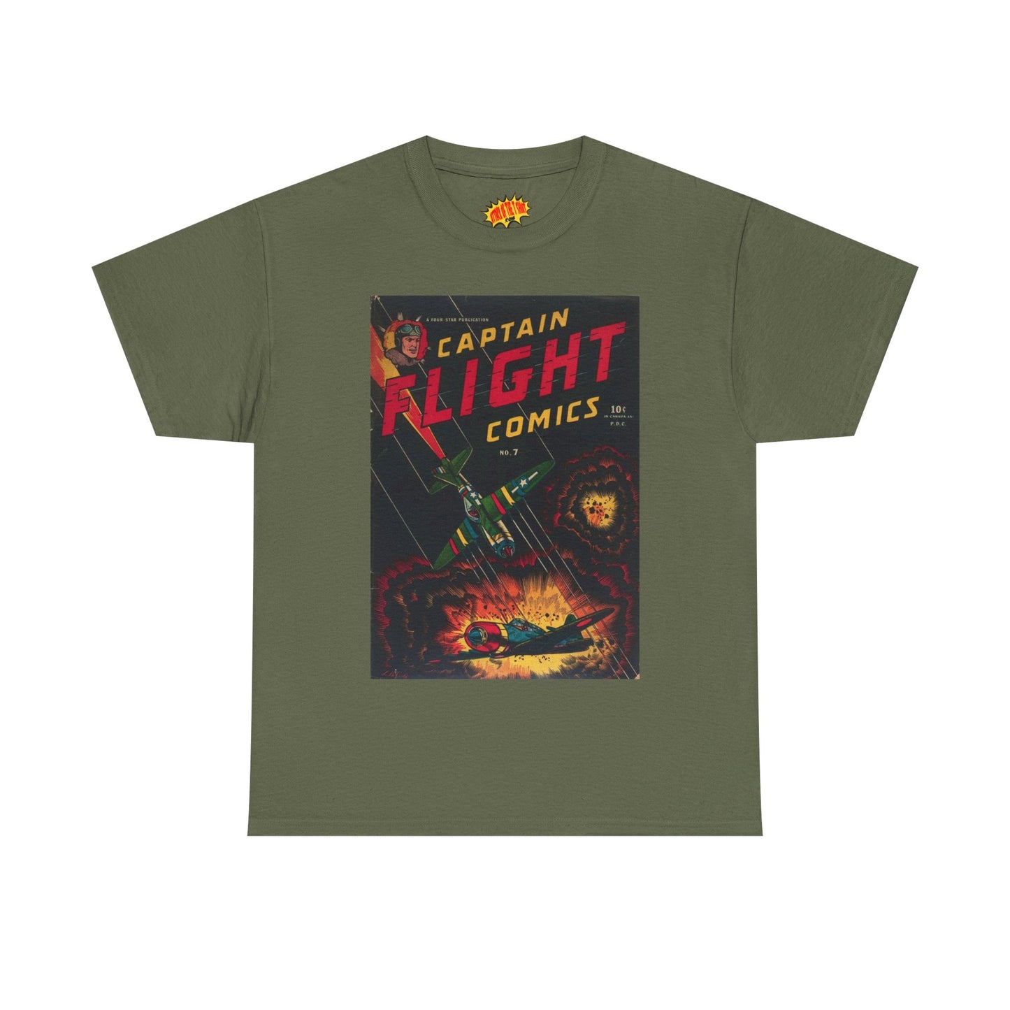 Captain Flight No. 7 Comic Tee Shirt *Multiple Colors*