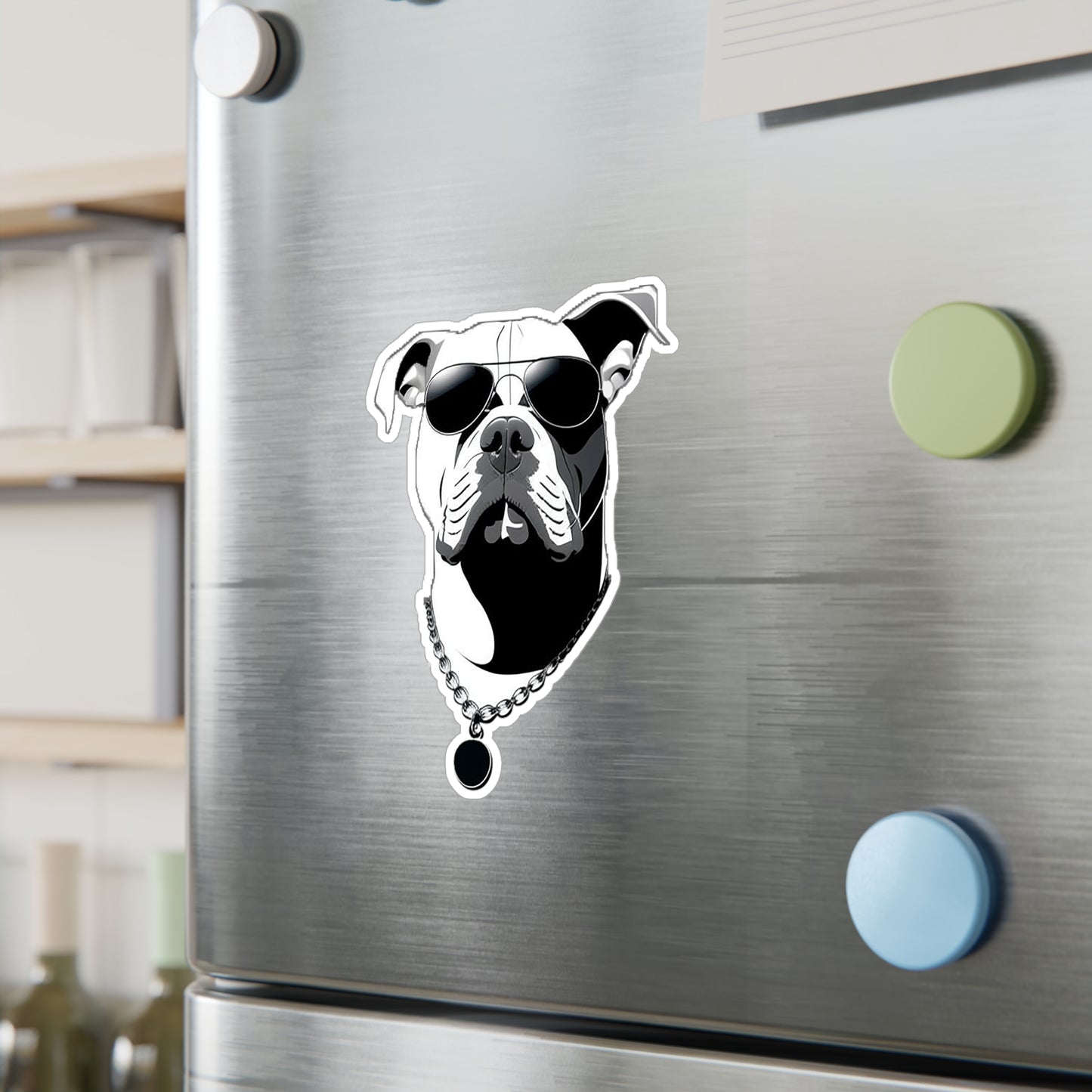 Dog with Sunglasses Durable Vinyl Decal Sticker