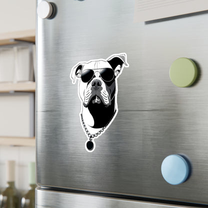 Dog with Sunglasses Durable Vinyl Decal Sticker