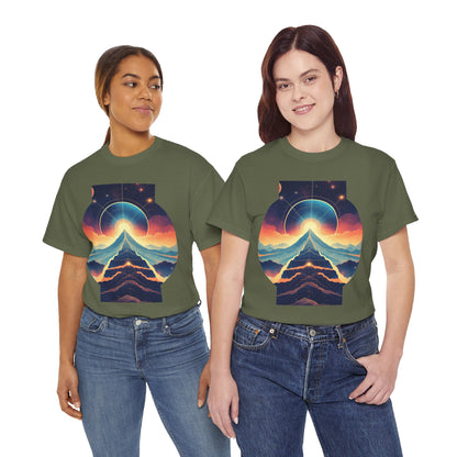 Cosmic Stairway Galaxy Graphic Art Tee Shirt