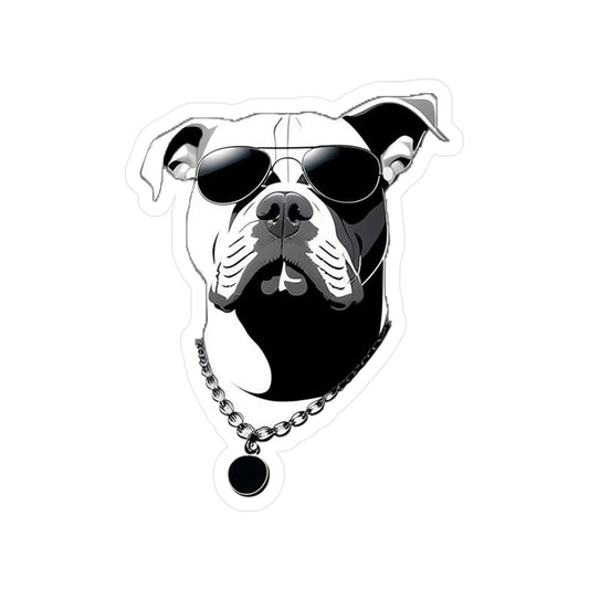 Dog with Sunglasses Durable Vinyl Decal Sticker