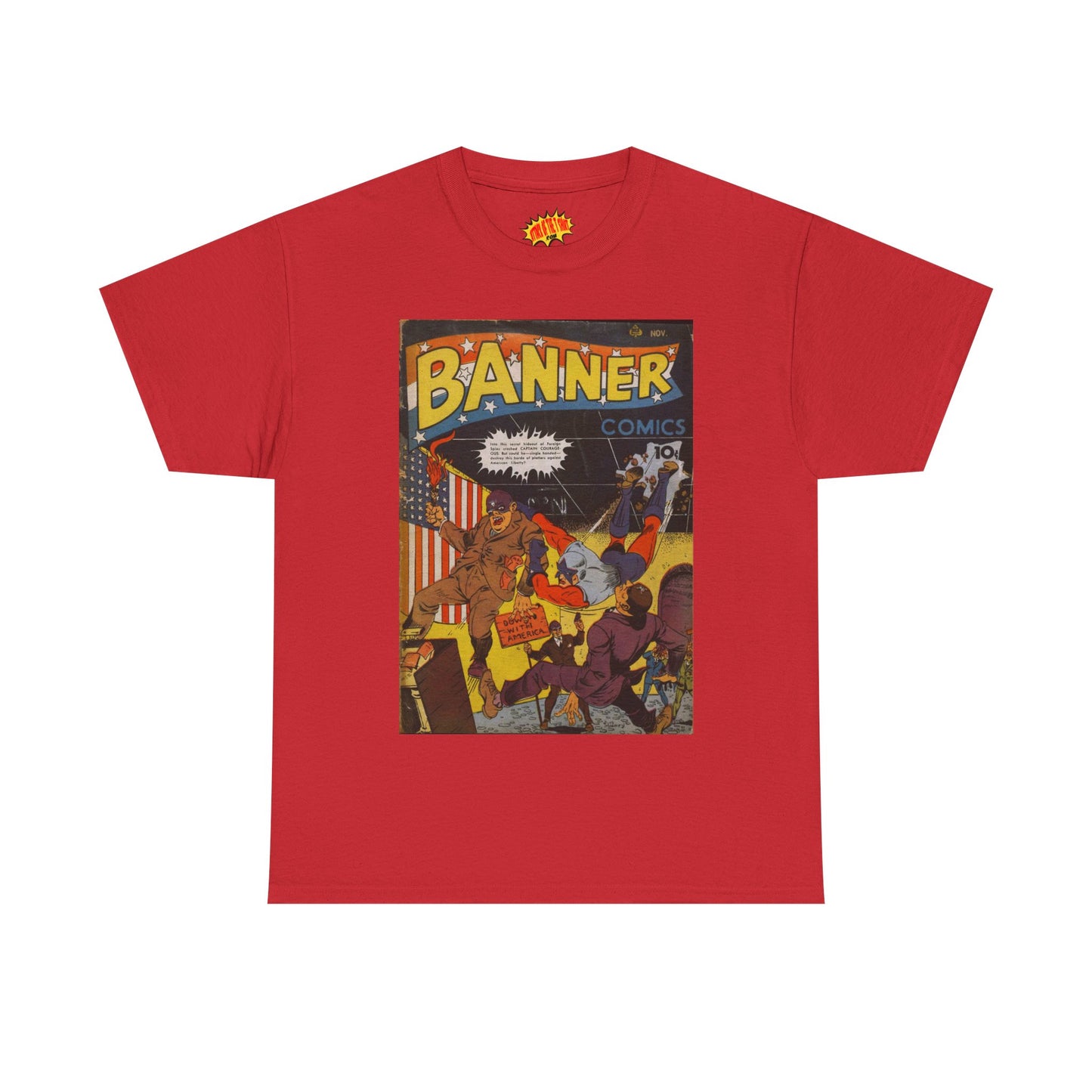 Banner Nov. Comic Tee Shirt *Multiple Colors*