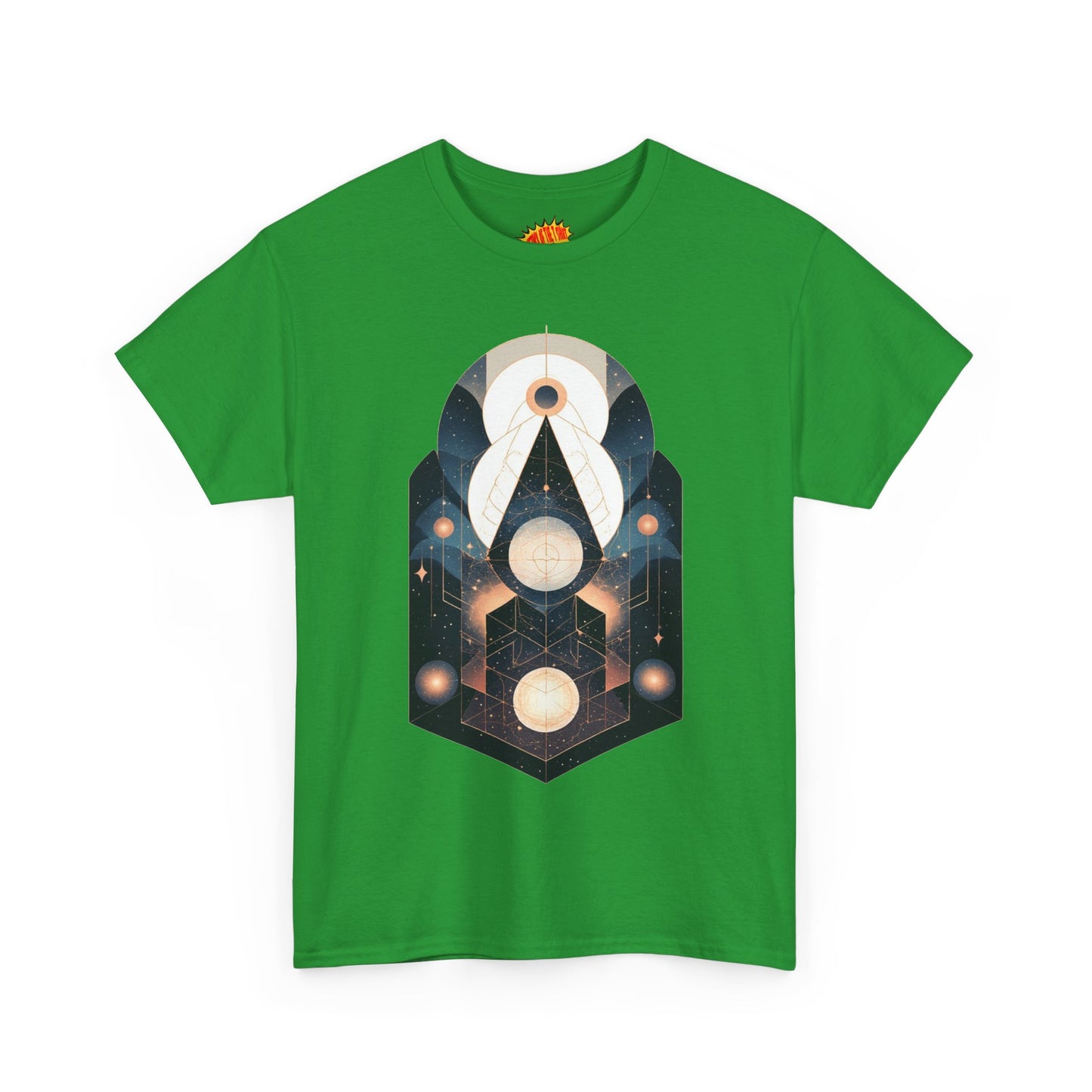 Geometric Space Art Pattern Graphic Tee Shirt *Multiple Colors*