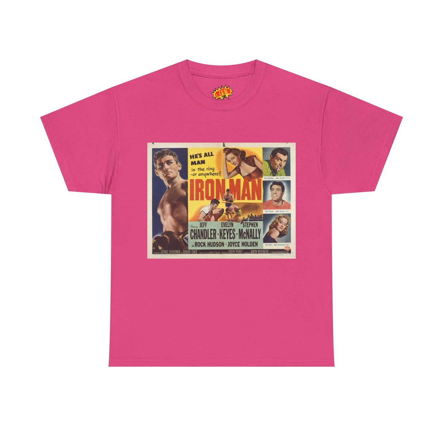 The Iron Man Movie Poster T-Shirt *Multiple Colors*