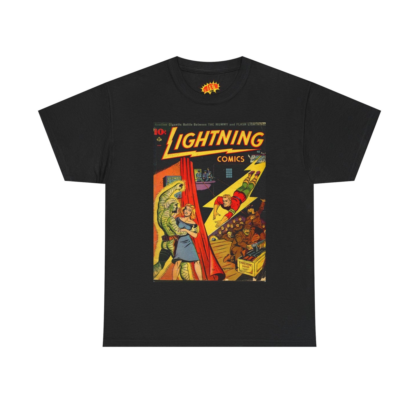 Lightning Comics April Comic Tee Shirt *Multiple Colors*