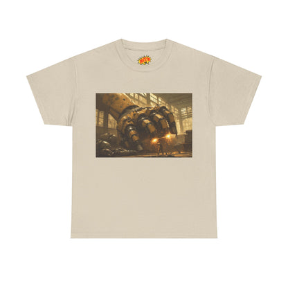 Anime Factory w/Welder & Mech Robot Hand T-Shirt