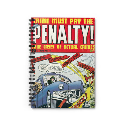 PENALTY! Comic Book Cover Notebook