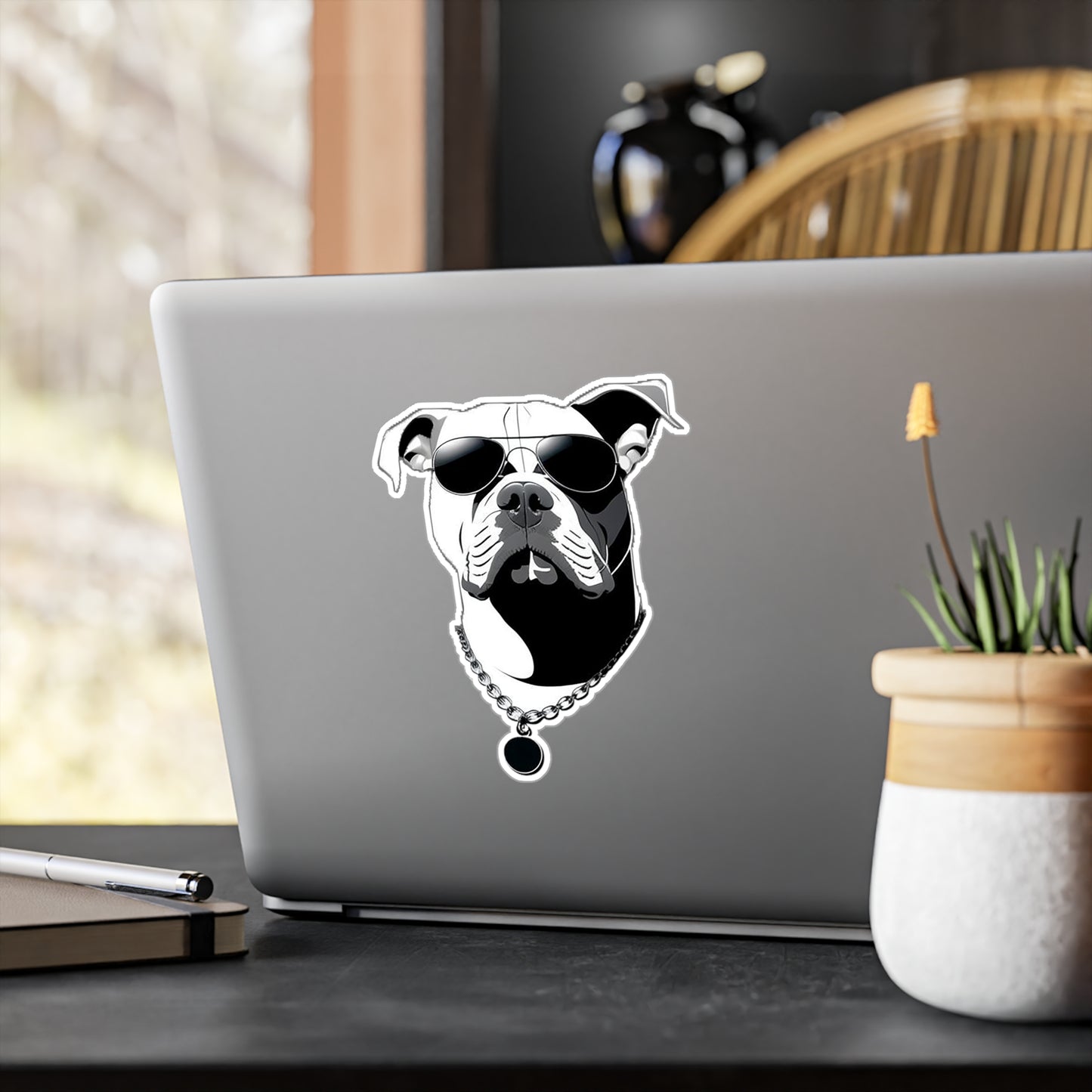 Dog with Sunglasses Durable Vinyl Decal Sticker