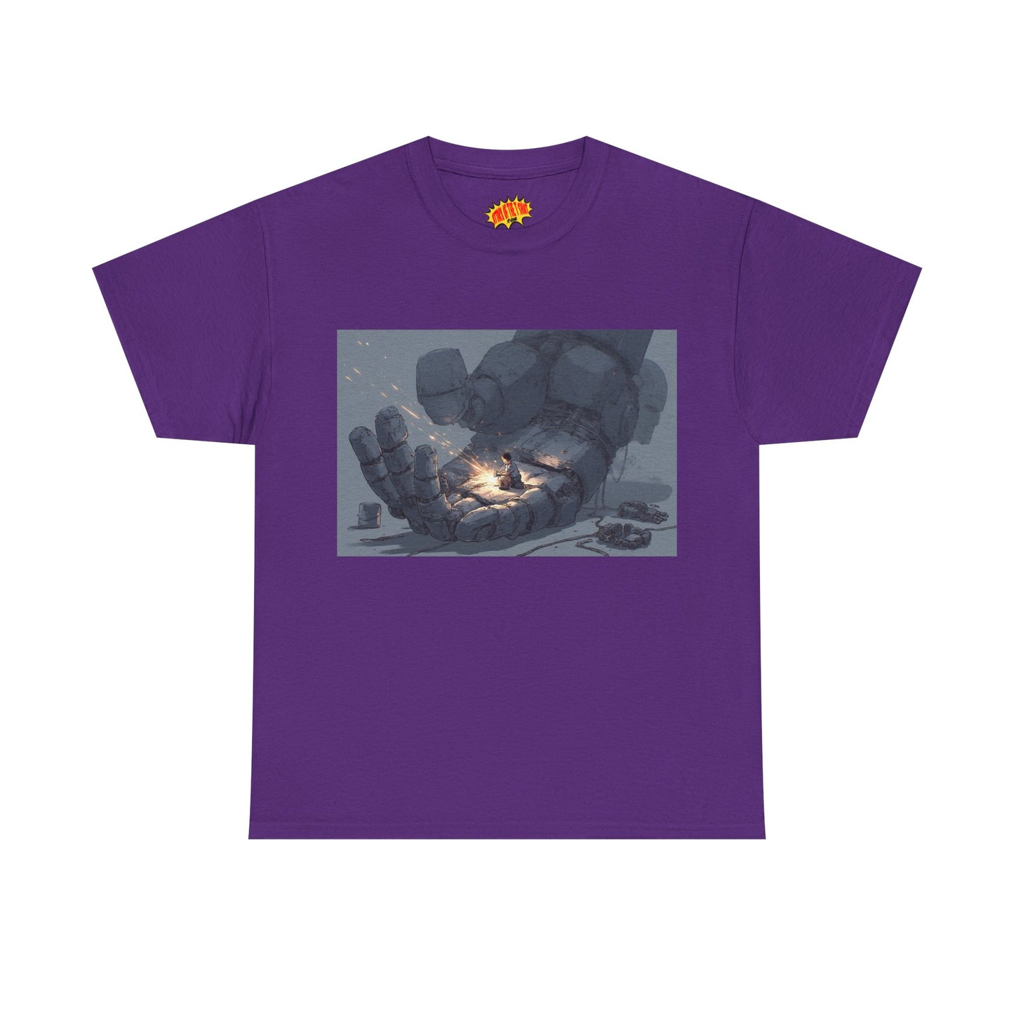 Anime Robot Mech Hand Welder Scene T-Shirt *Multiple Colors*
