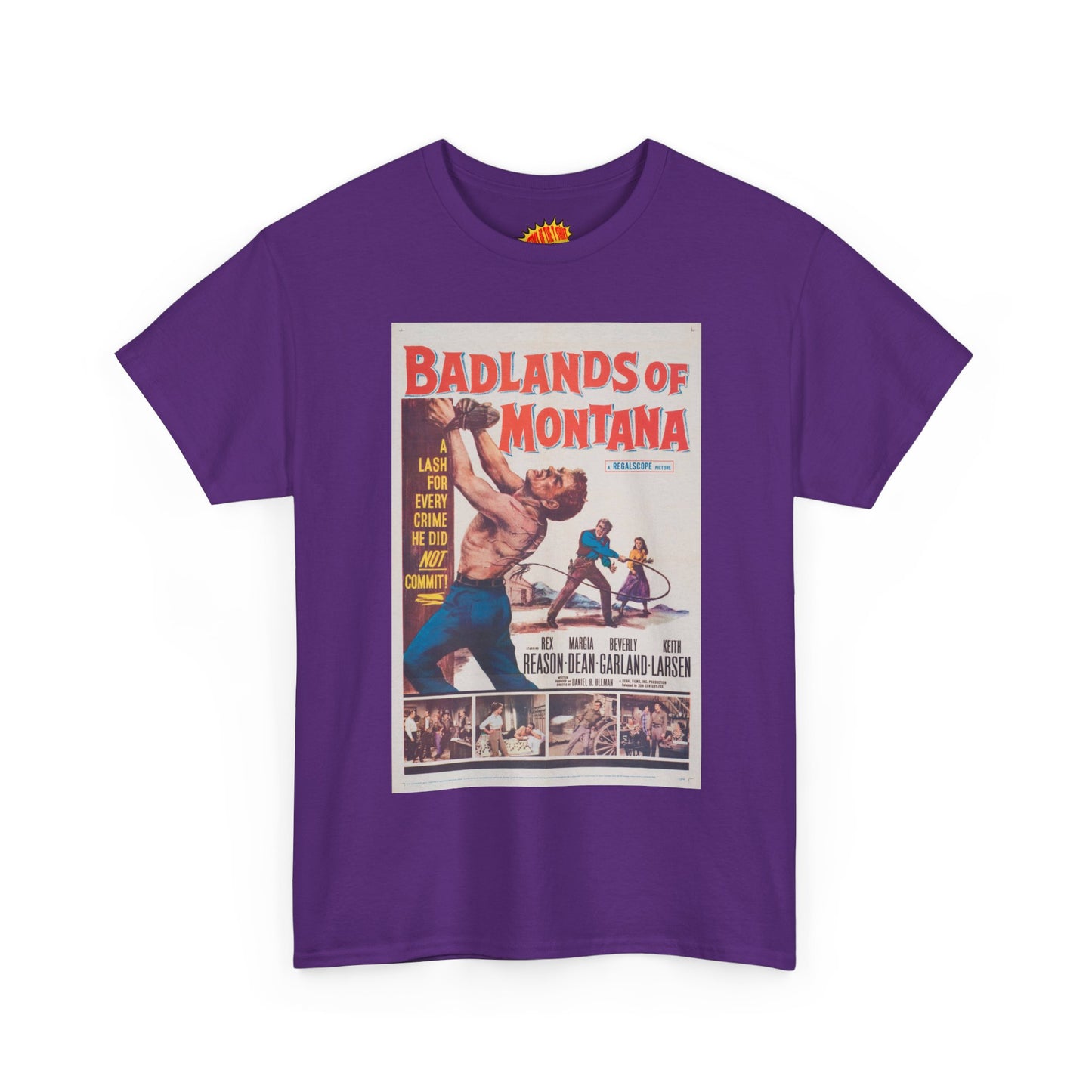 Badlands of Montana Movie Poster T-Shirt *Multiple Colors*