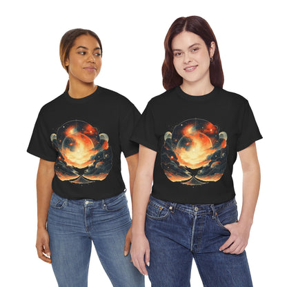 Moonscape w/Clouds Graphic Tee Shirt