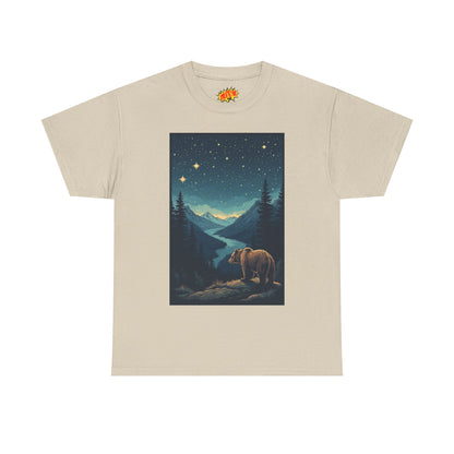 Grizzly Bear Night Scene T-Shirt