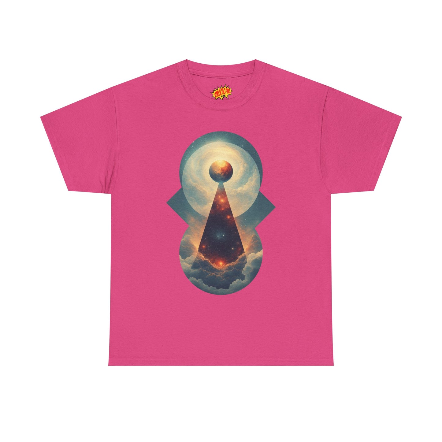 Geometric Galaxy Graphic Space Art Tee Shirt *Multiple Colors*
