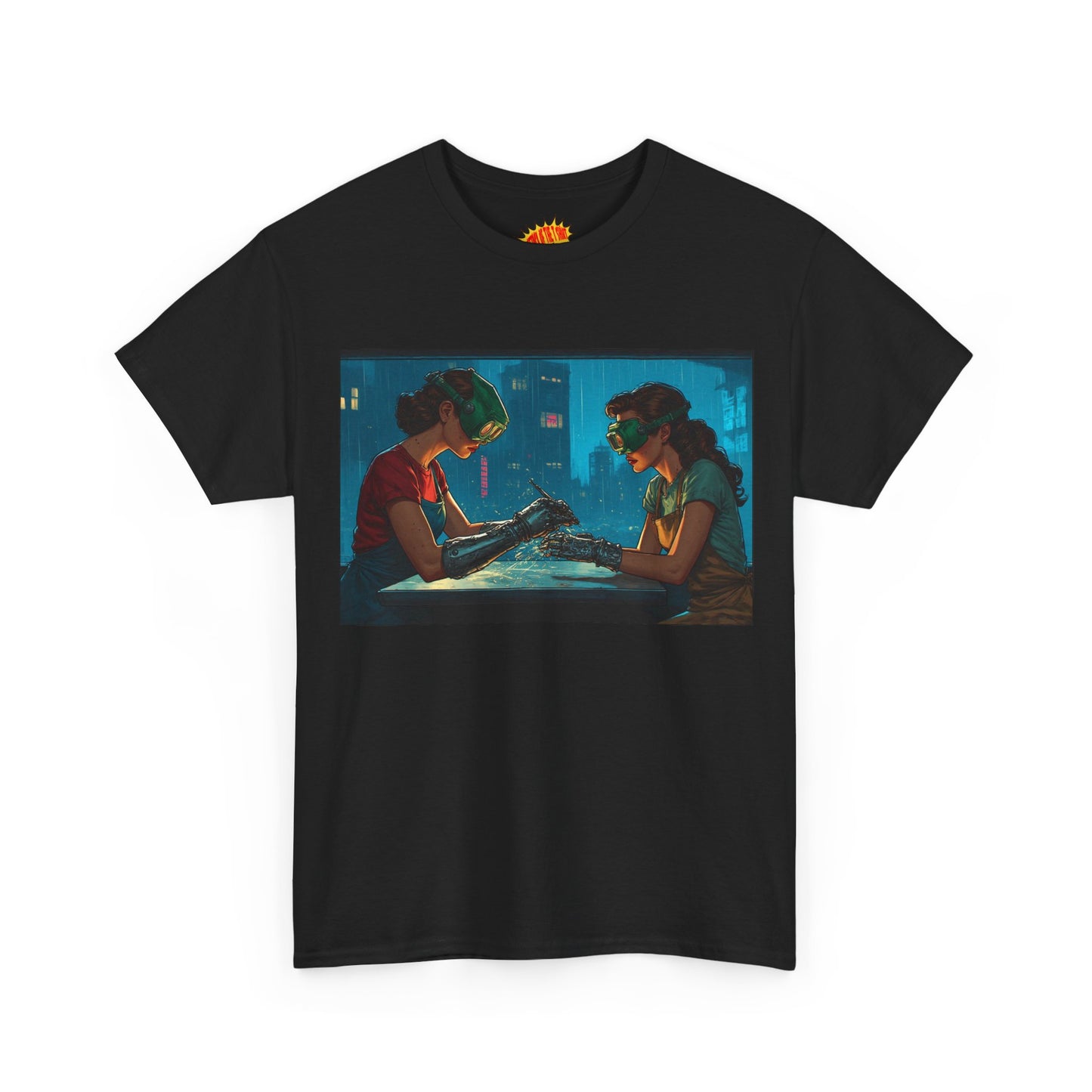 Cyberpunk Cyborg Hand Repair Scene T-Shirt *Multiple Colors*