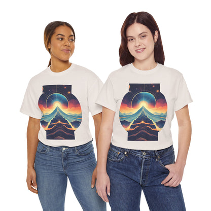 Cosmic Stairway Galaxy Graphic Art Tee Shirt