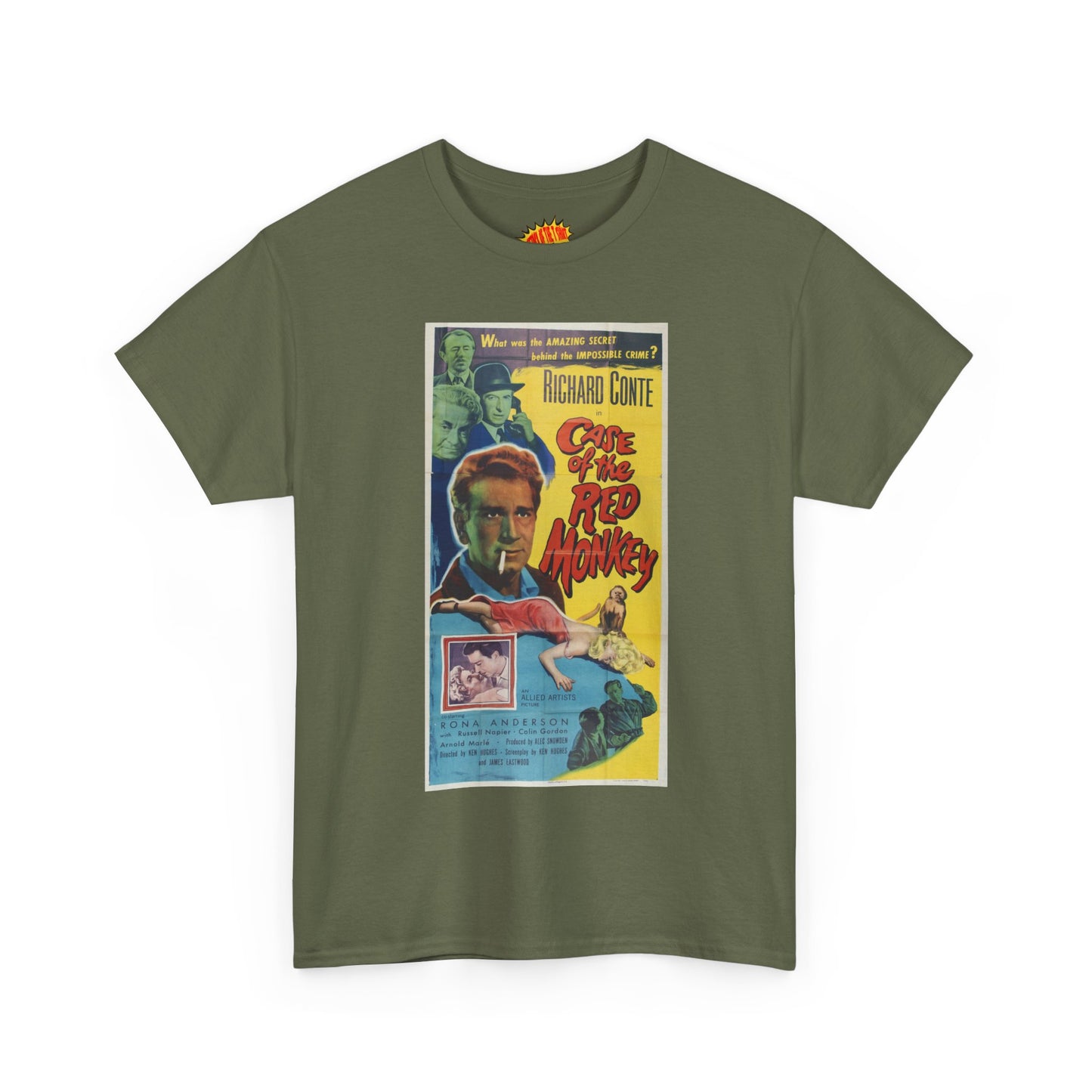 Case of the Red Monkey Movie Poster T-Shirt *Multiple Colors*