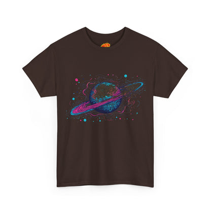 Ringed Planet Space Art Graphic Tee Shirt