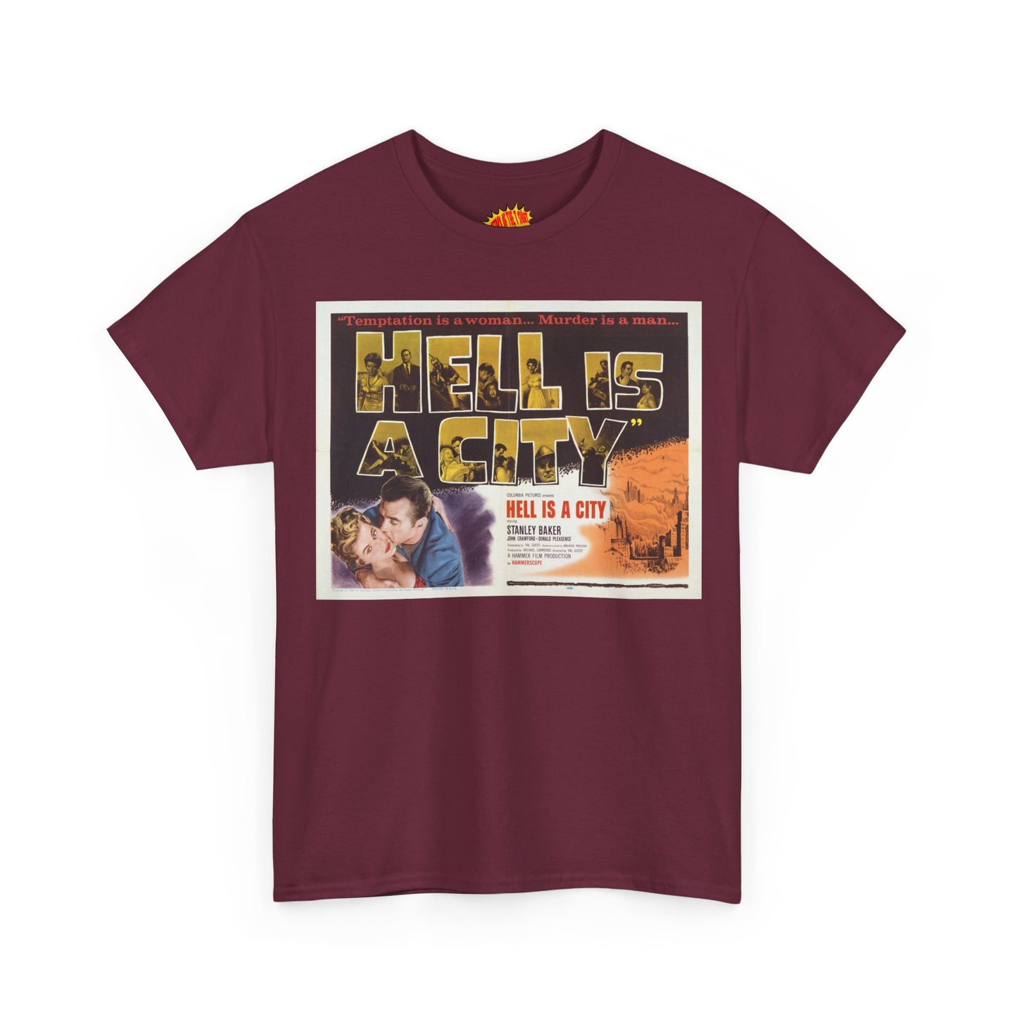 Hell is a City Movie Poster T-Shirt *Multiple Colors*