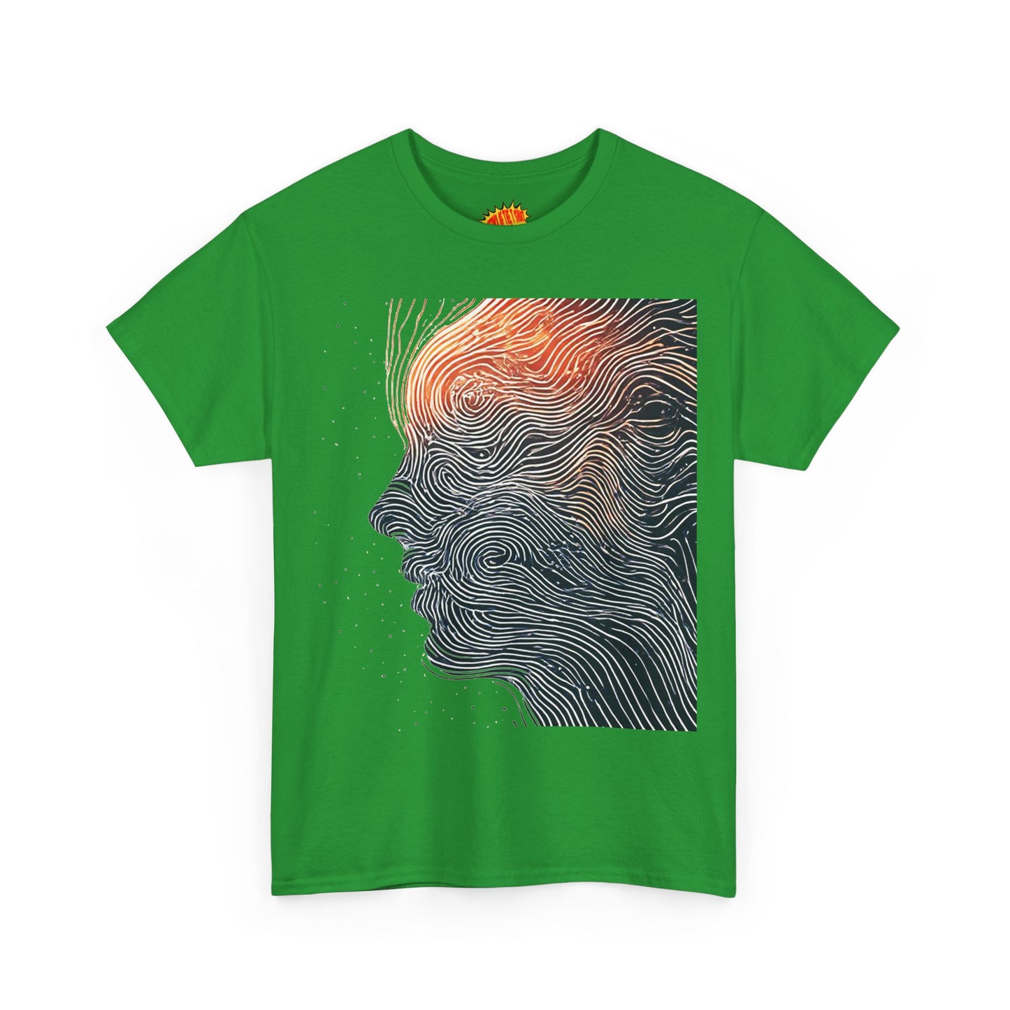 Line Drawing Face Graphic Art Tee Shirt *Multiple Colors*