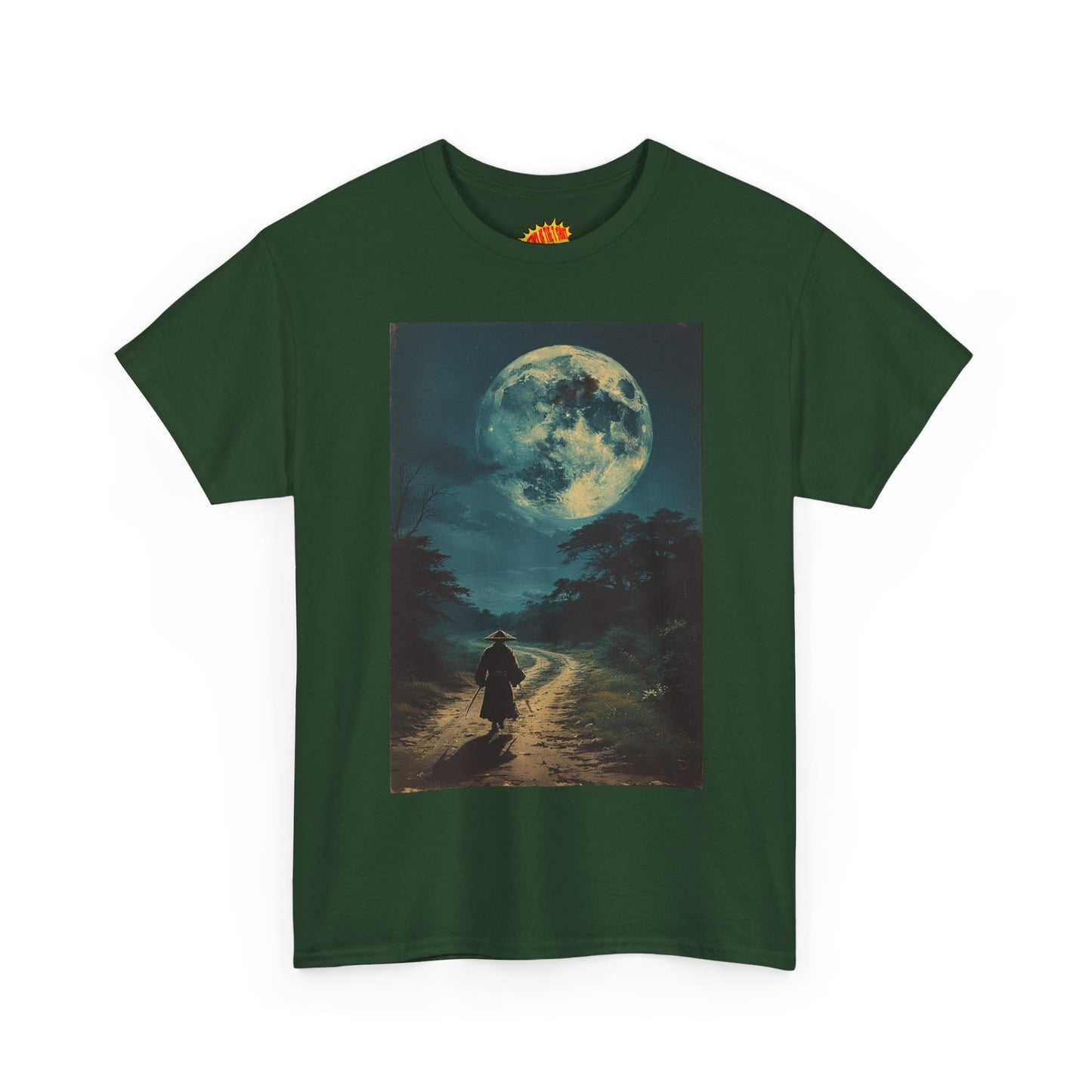 Walking Samurai w/Full Moon T-Shirt *Multiple Colors*