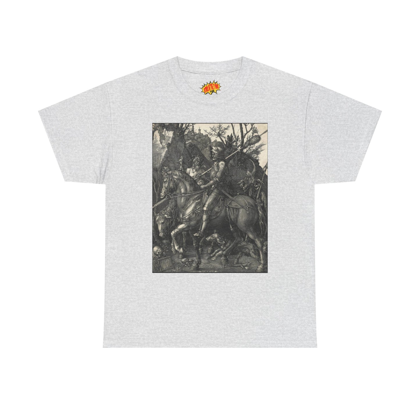 Knight. Death and the Devil - Albrecht Durer. Heavy Cotton Tee Many Colors/Sizes