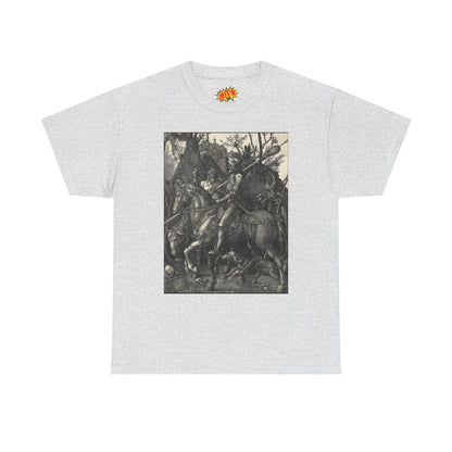 Knight. Death and the Devil - Albrecht Durer. Heavy Cotton Tee Many Colors/Sizes