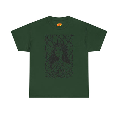 Thorny Vine Dryad Woman Fantasy Nature T-Shirt