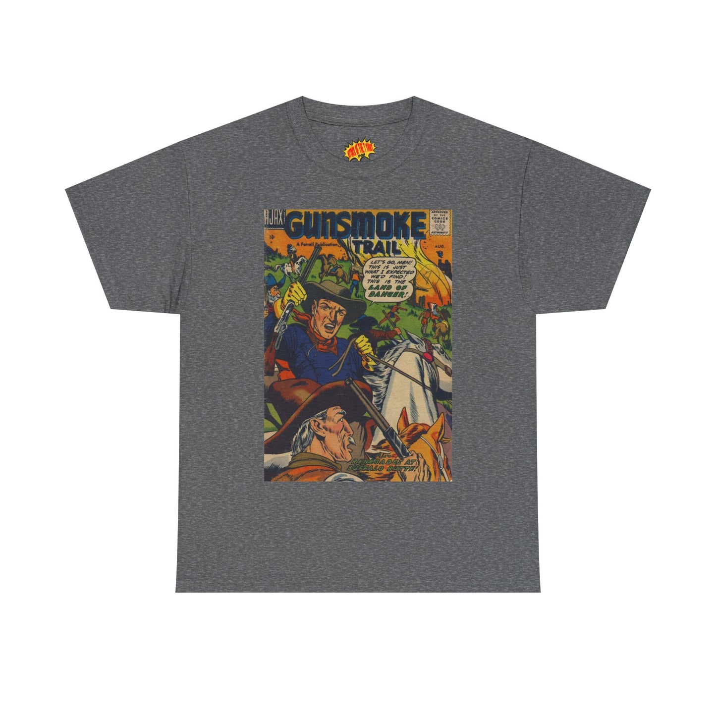Gunsmoke Trail August Comic Tee Shirt *Multiple Colors*